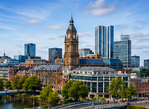 Leeds city view